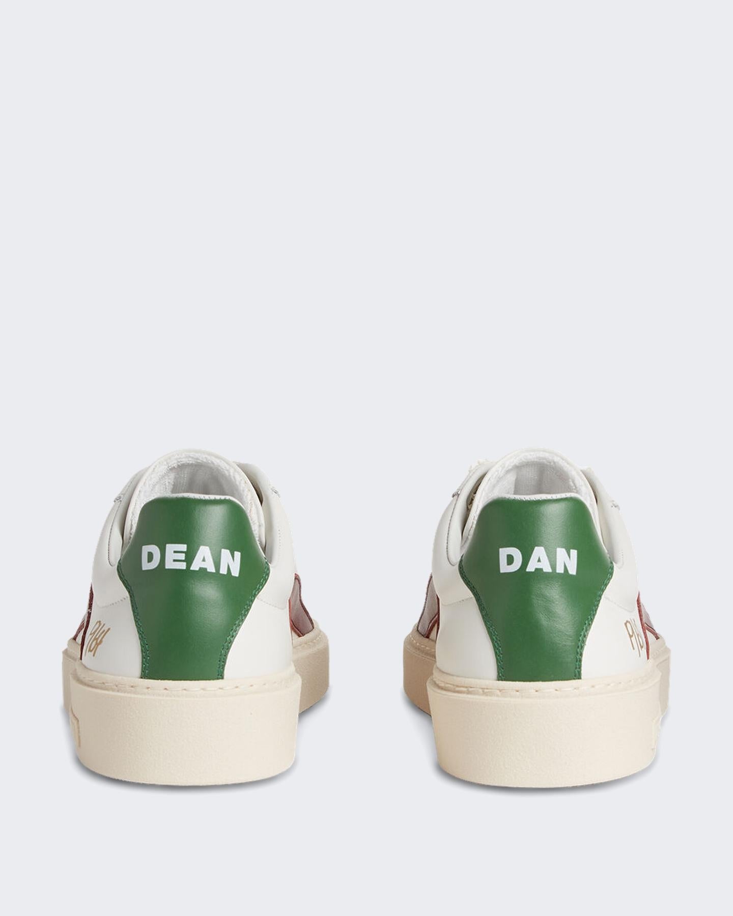 Dsquared2 Heren Rider Sneaker Wit/Bordo