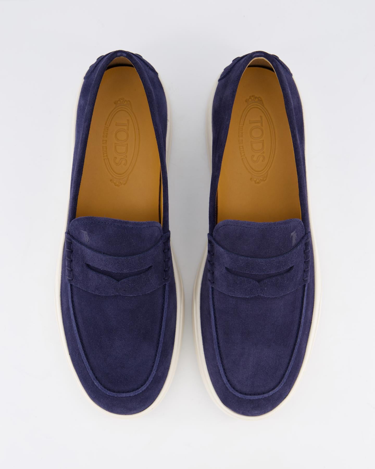 Heren Mocassino Cassetta Blauw