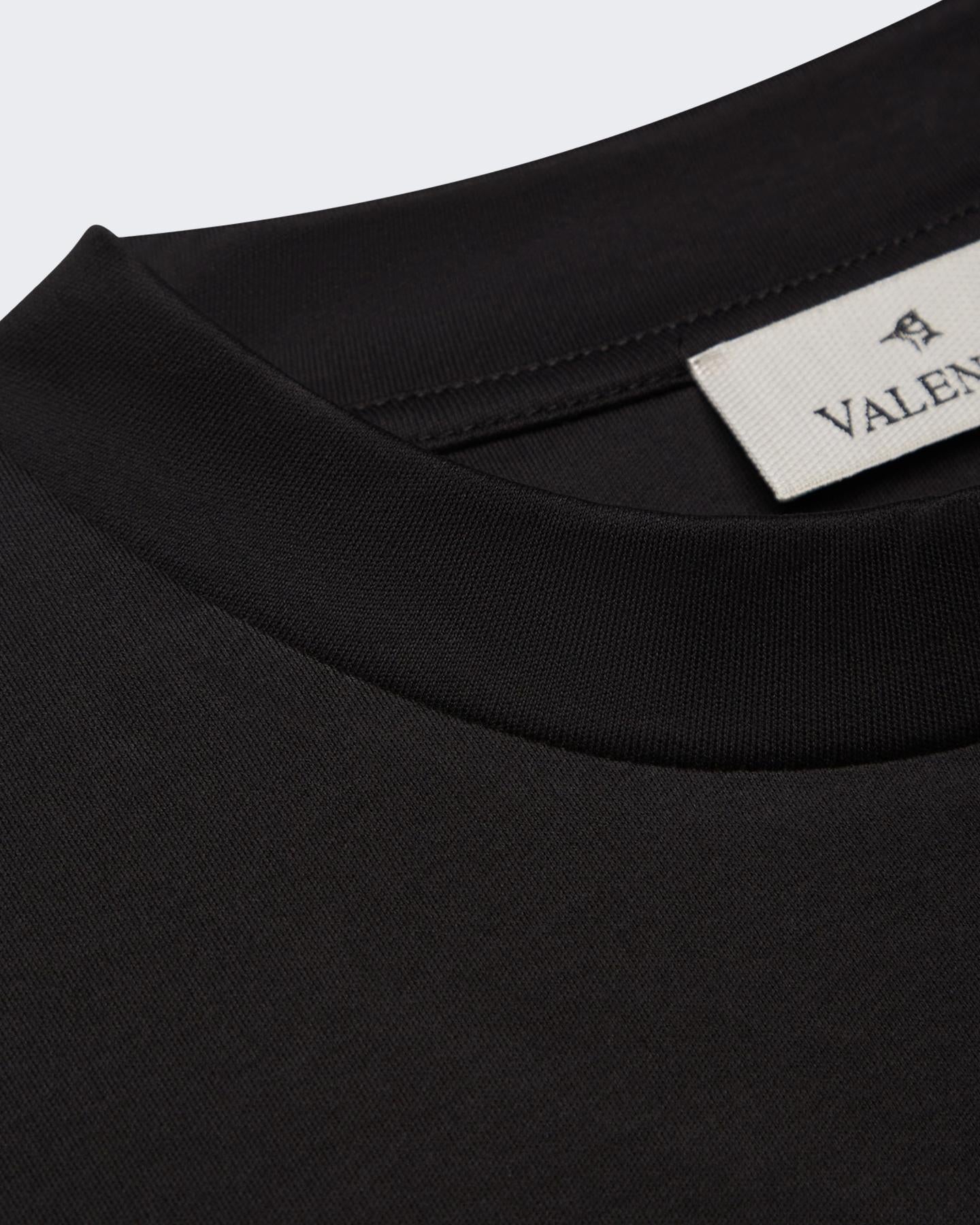 Heren Heavy Supima Sweater Zwart