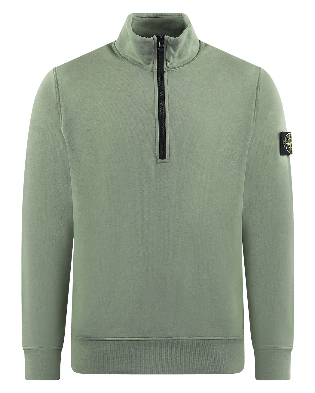 Heren Half Zip Sweater Groen