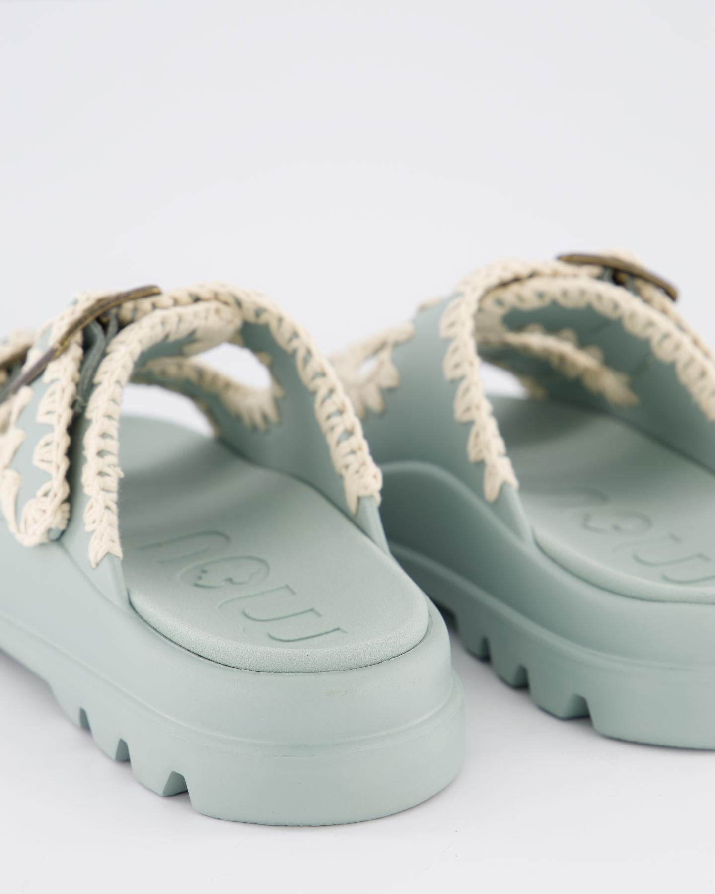 Dames Eva One-Piece Slide Two-Buckle