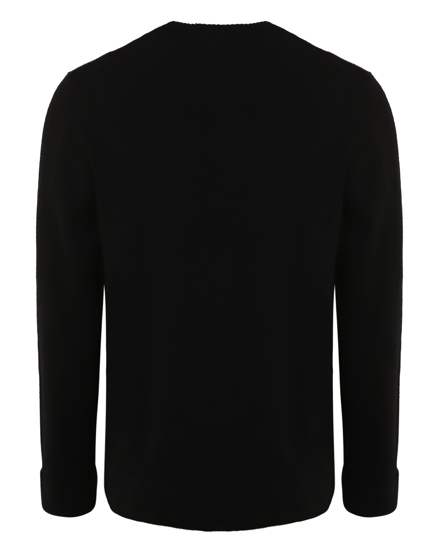 Heren Tufting Logo Knitwear Zwart