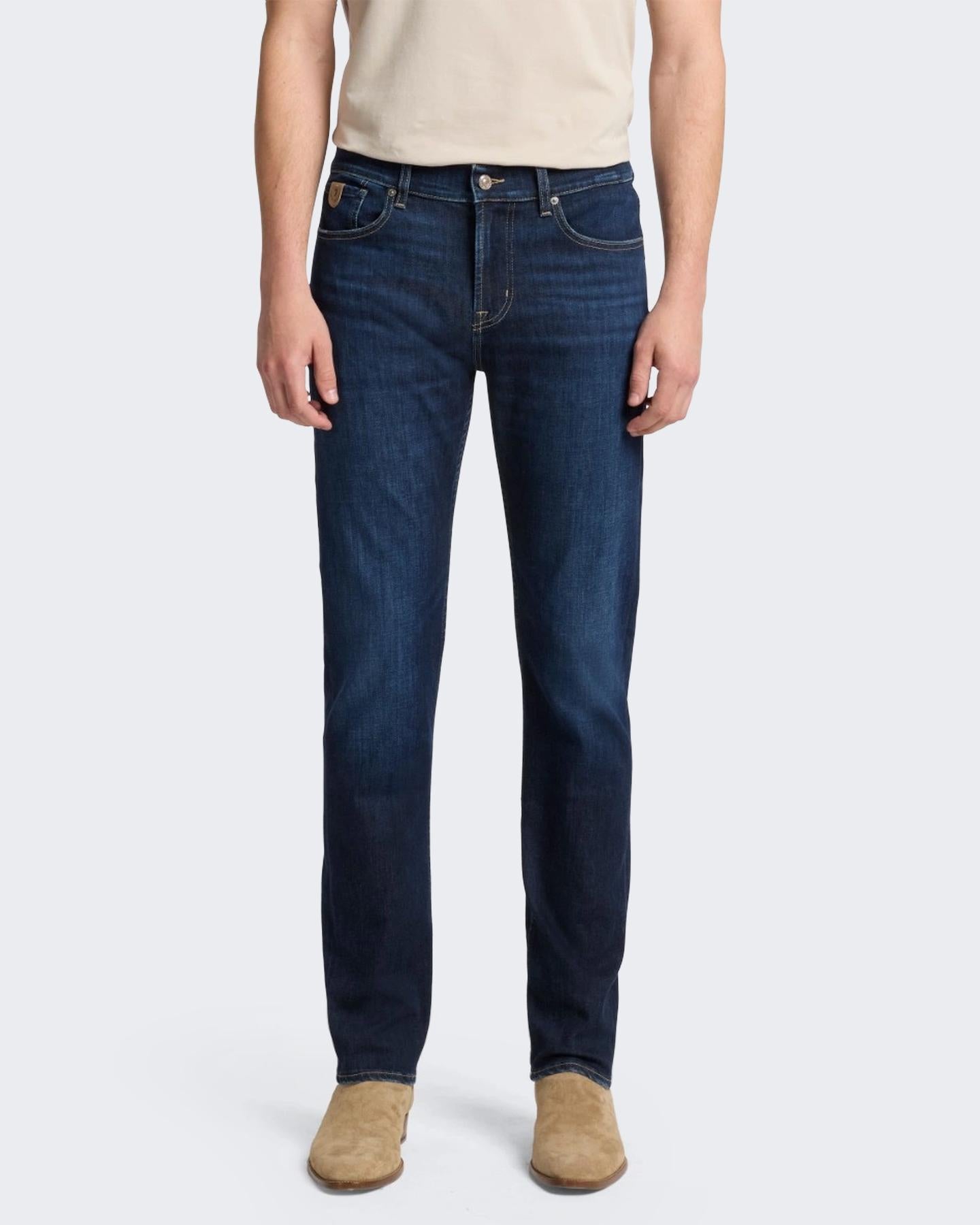 Heren Slimmy Fairfield Jeans Blauw