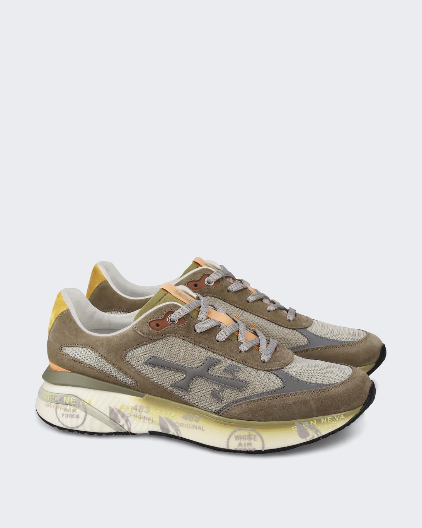 Premiata Heren Moerun Sneaker Groen