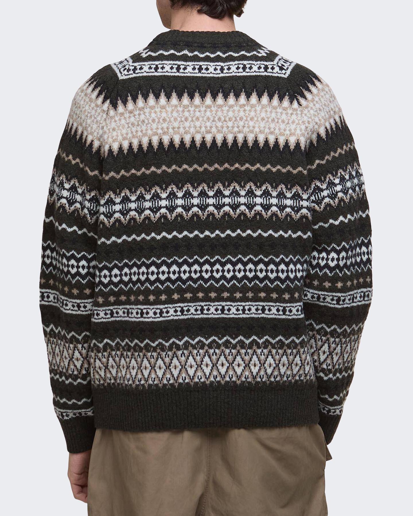 Heren Hase Brushed Fair Isle Sweater