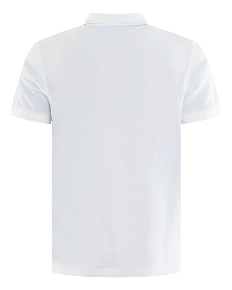 Heren Pique Compass Polo Sky Blue
