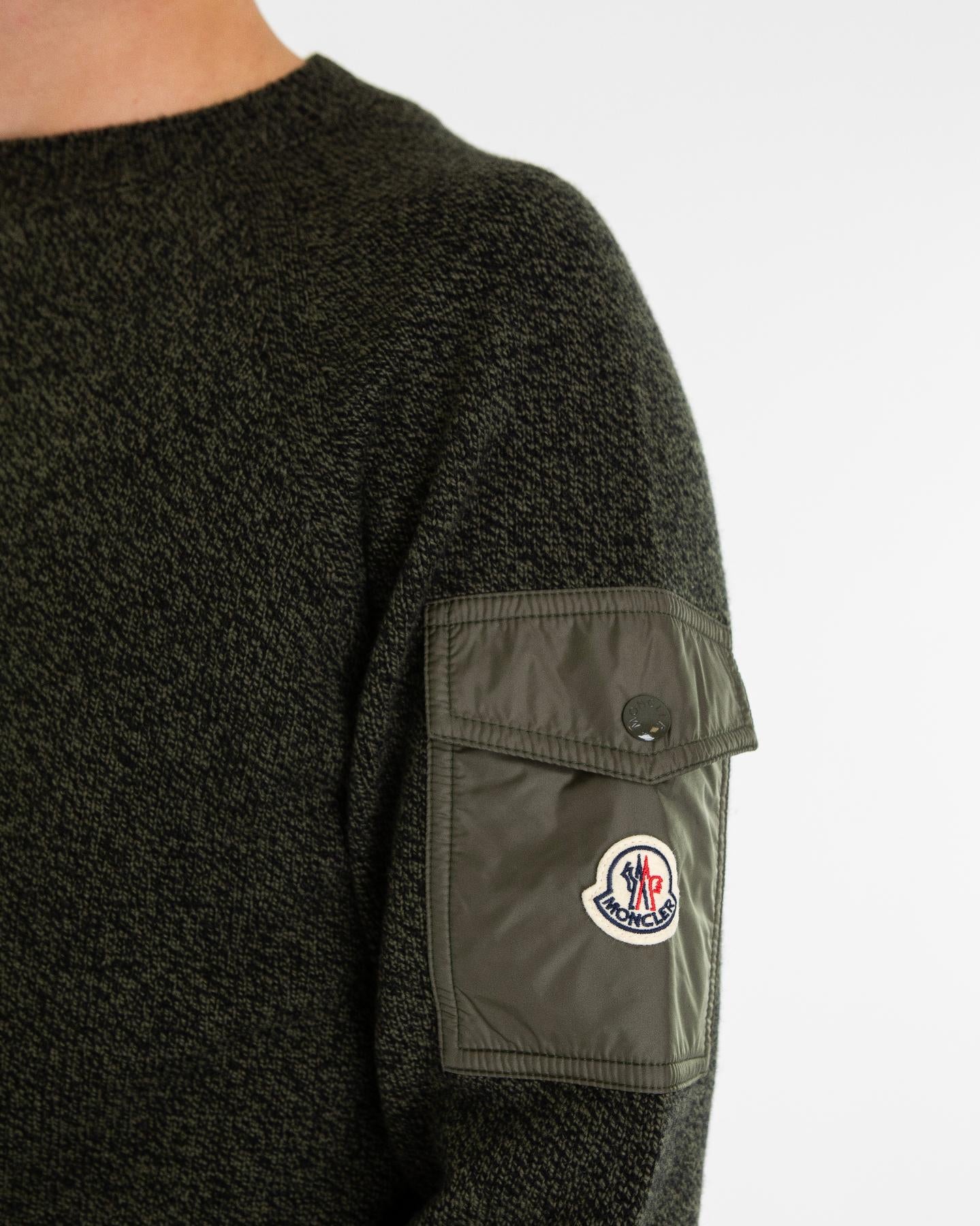 Heren Wool & Casmere Jumper Grijs