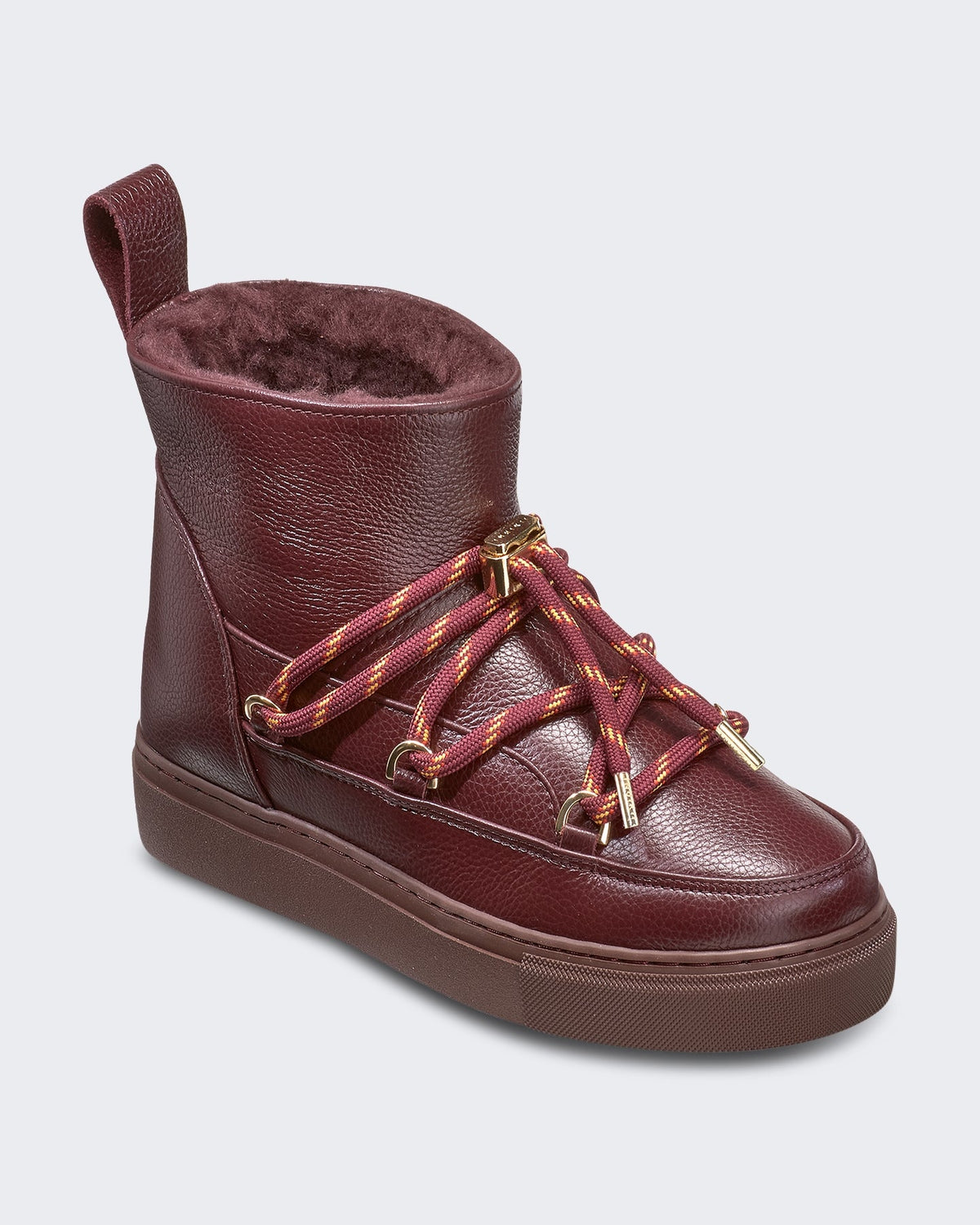 Inuikii Dames Laars van glanzend volledig leer Rood - Eleganza.nl