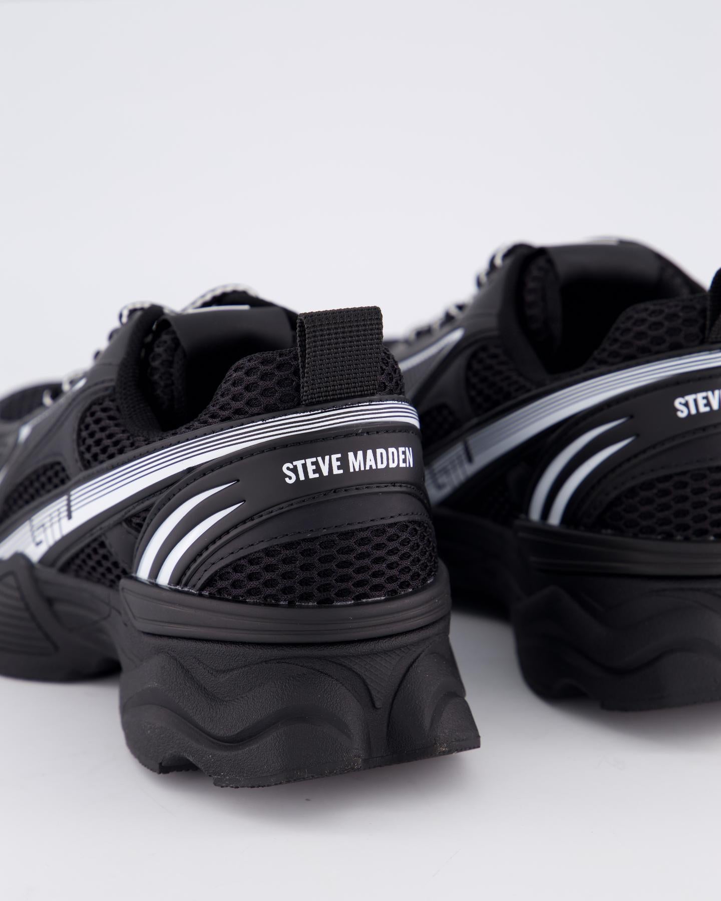 Steve Madden Dames Speedster-E Sneaker Zwart