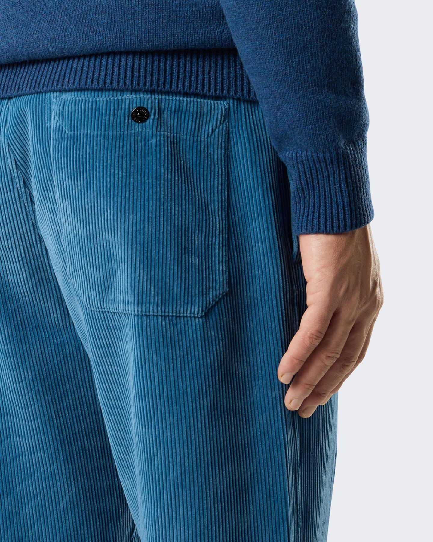 Heren Pocket Trousers Blauw