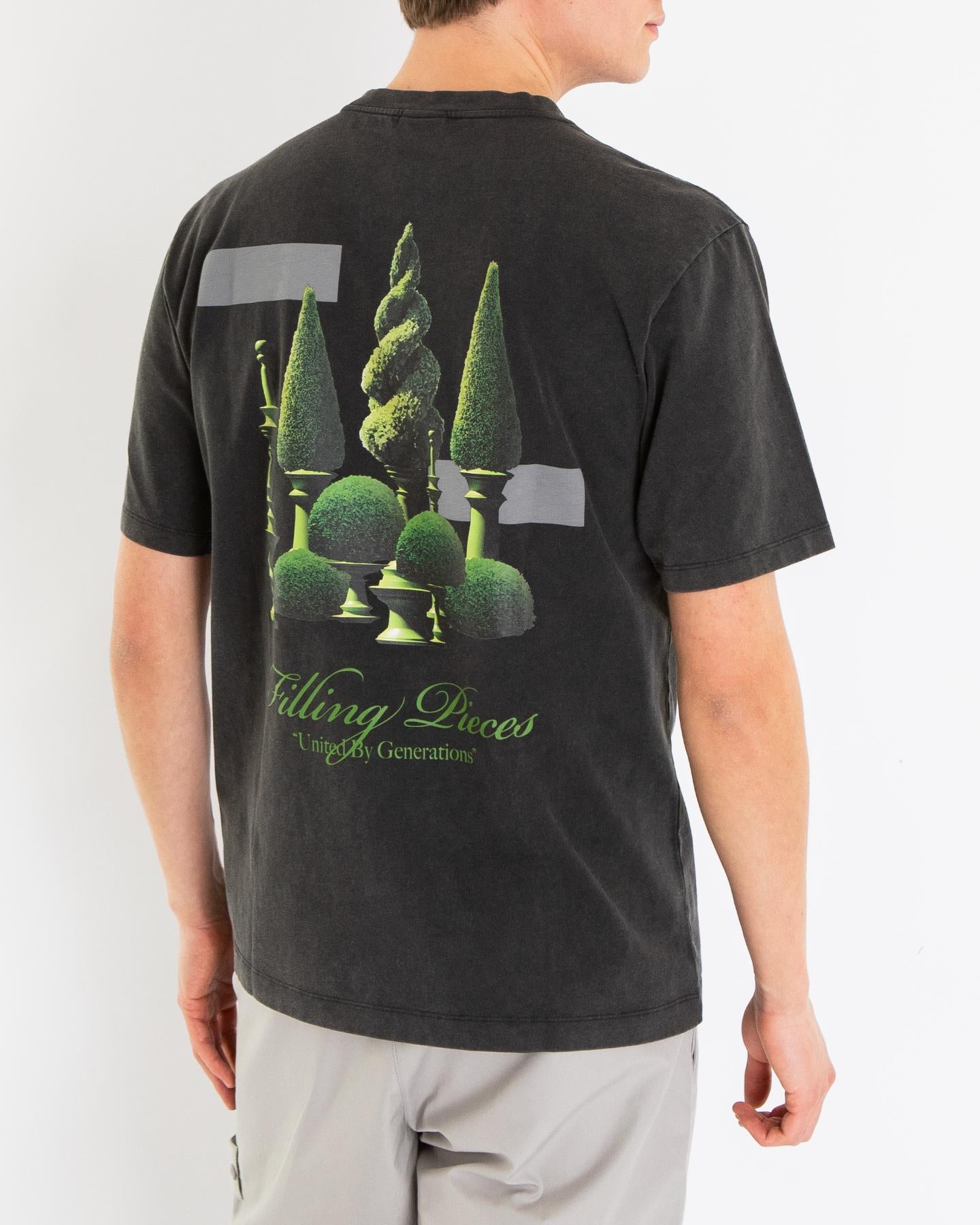 Heren Topiary T-Shirt Zwart
