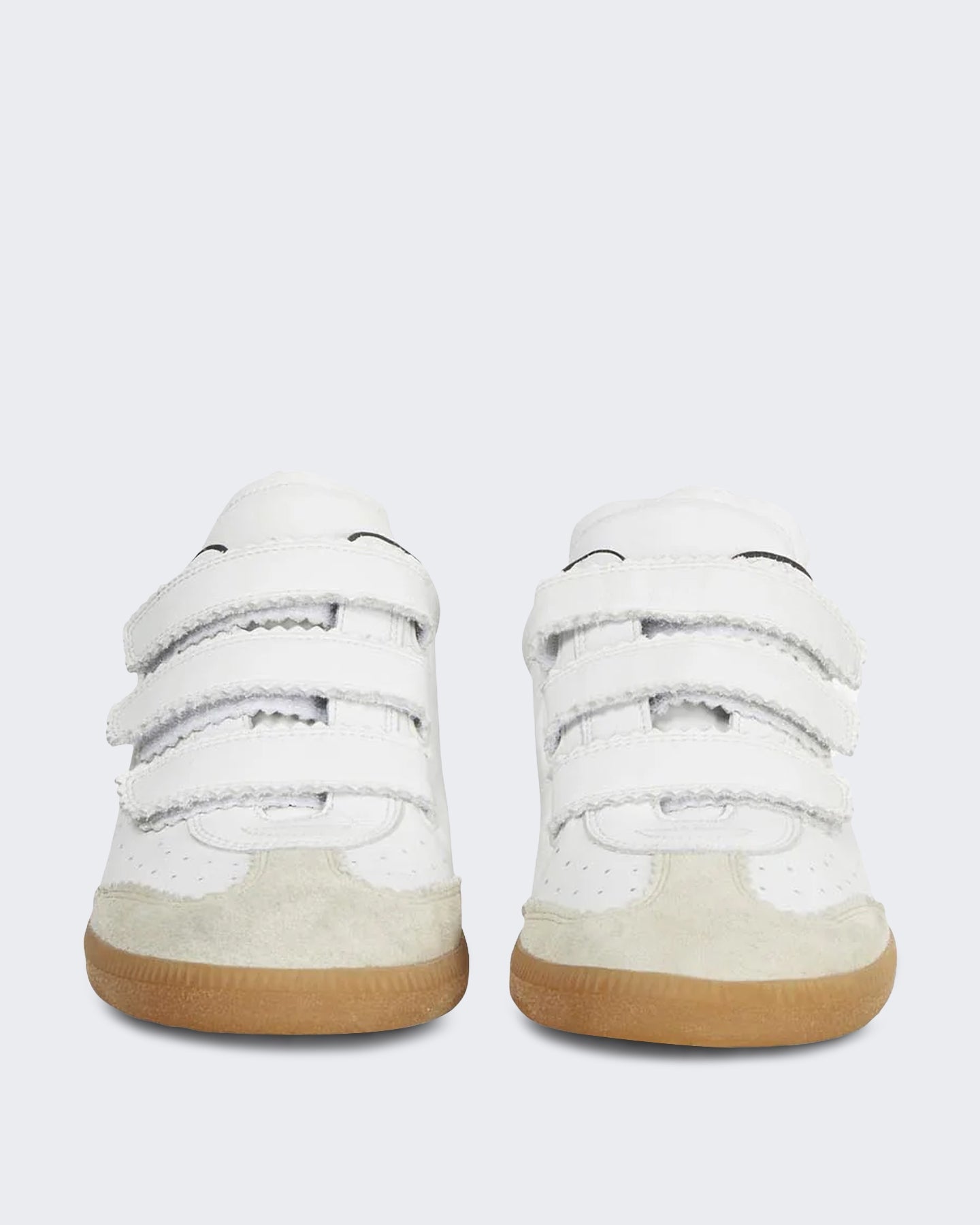 Isabel Marant Dames Beth leren sneakers Wit - Eleganza.nl