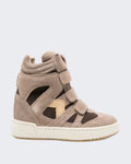 Dames IM3 sneakers met kleurenblok Beige — huidige kleur
