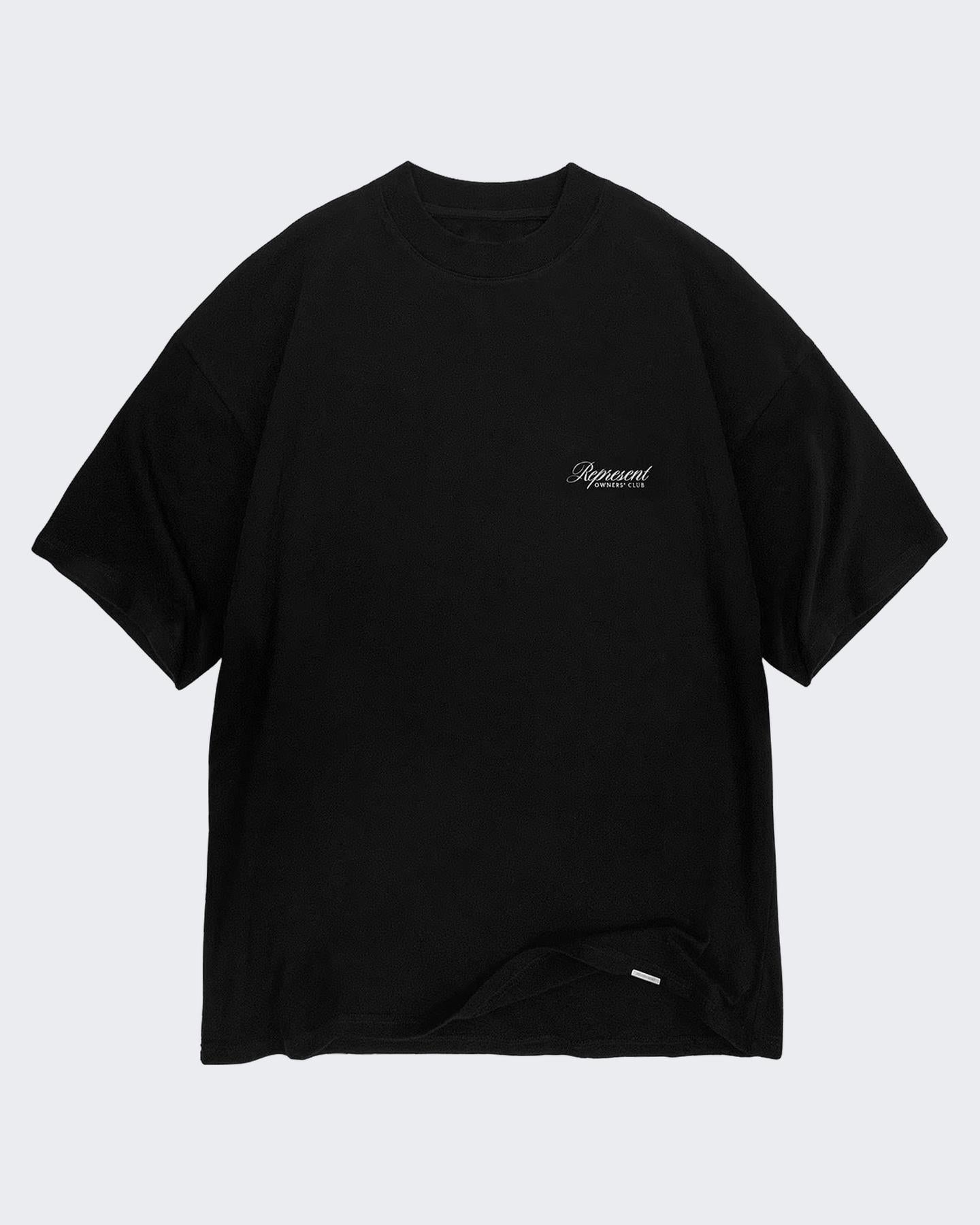 Heren Owners Script T-Shirt Blauw