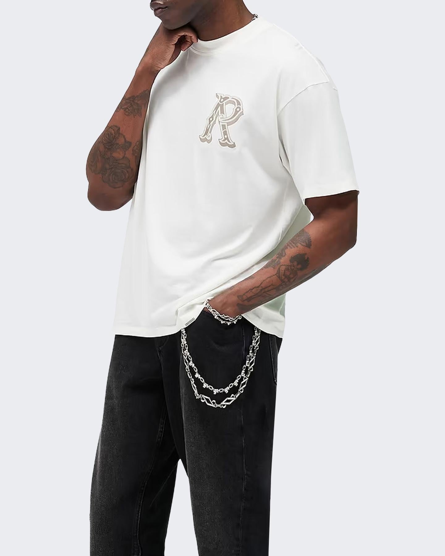 Heren Western Initial T-Shirt