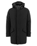 Woolrich Herren Polar Hochkragen Parka Schwarz — huidige kleur