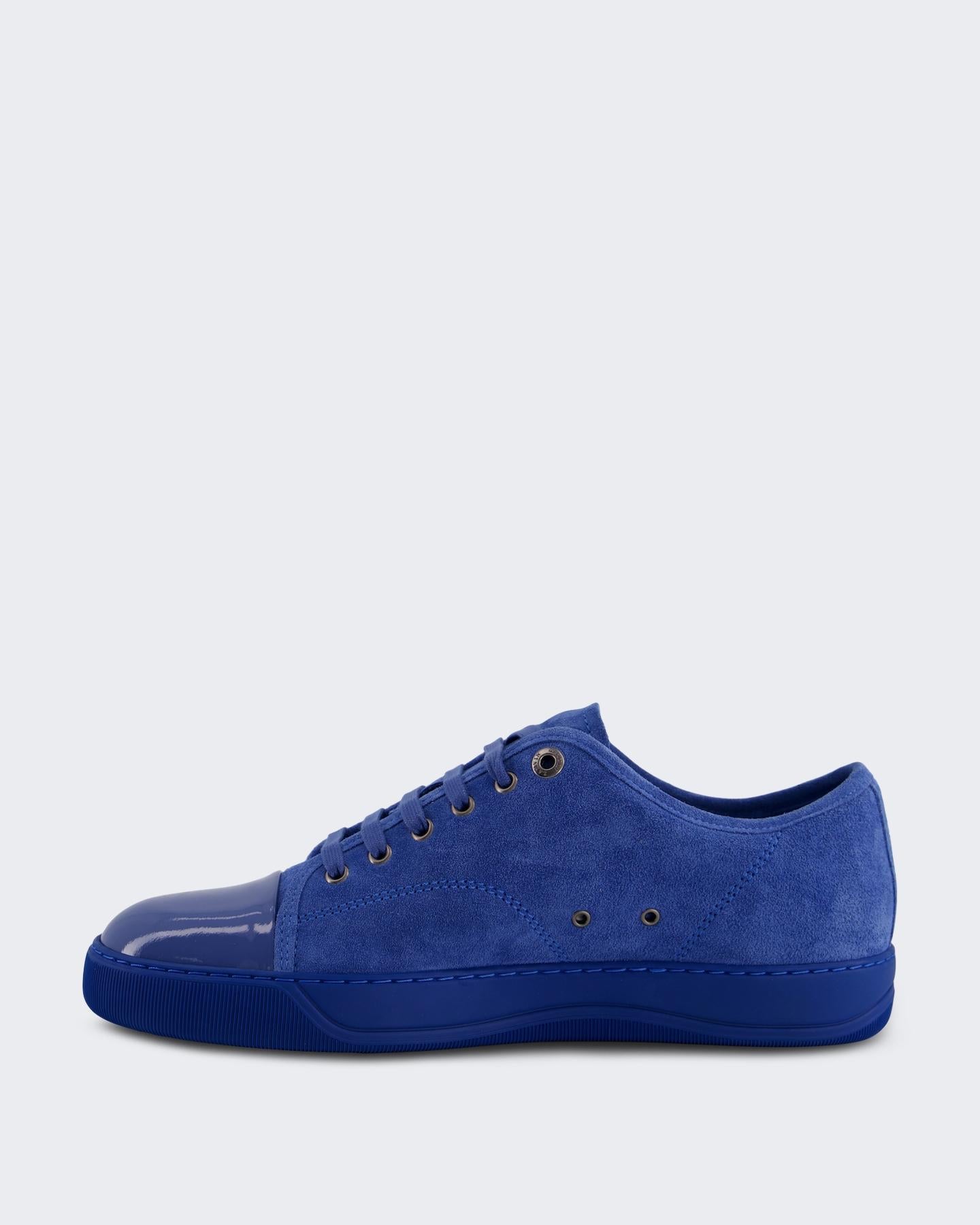 Lanvin Heren DBB1 Sneaker Suede Blauw