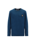 Kids Logo-Patch T-Shirt Blau — huidige kleur