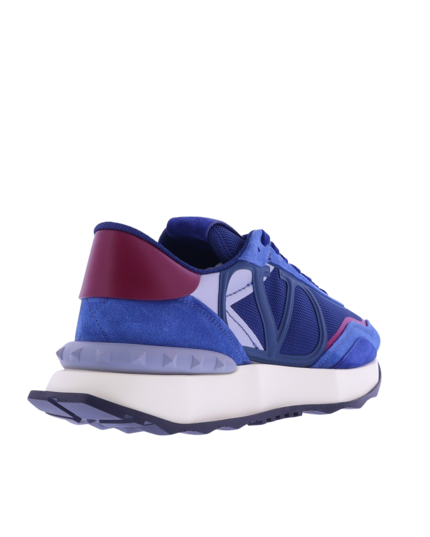 Heren NetRunner Sneaker Blauw/Rood