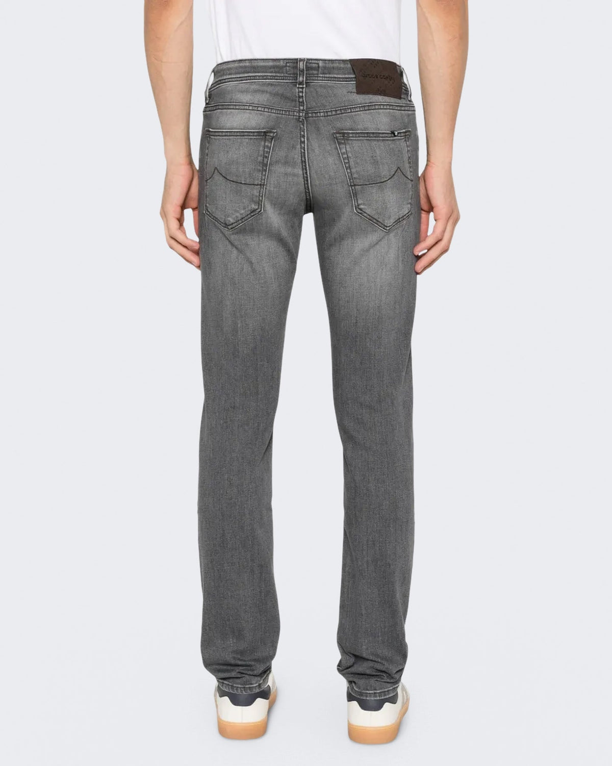 Jacob Cohen Heren Broek - Pant 5 Pkt Slim Fit Nick Medium Black Zwart - Eleganza.nl
