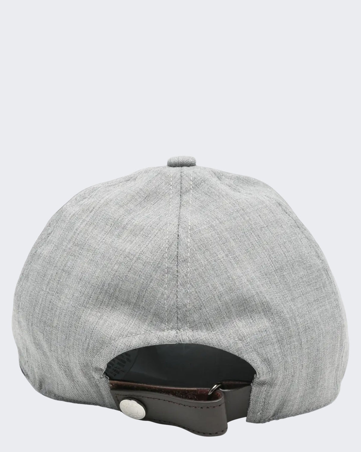Heren Baseball cap met gemêleerde afwerking Grijs