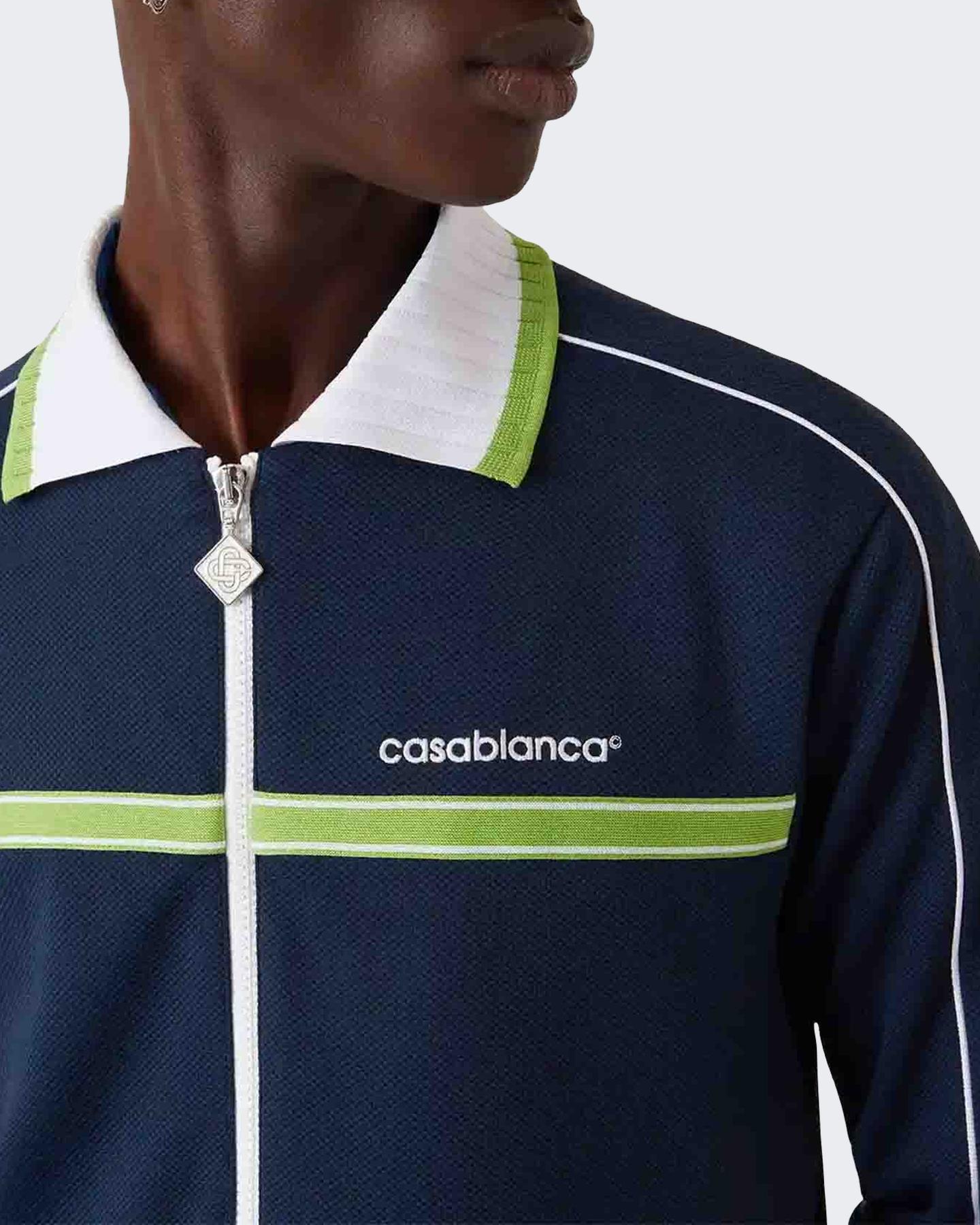Heren Round Pique Track Jacket