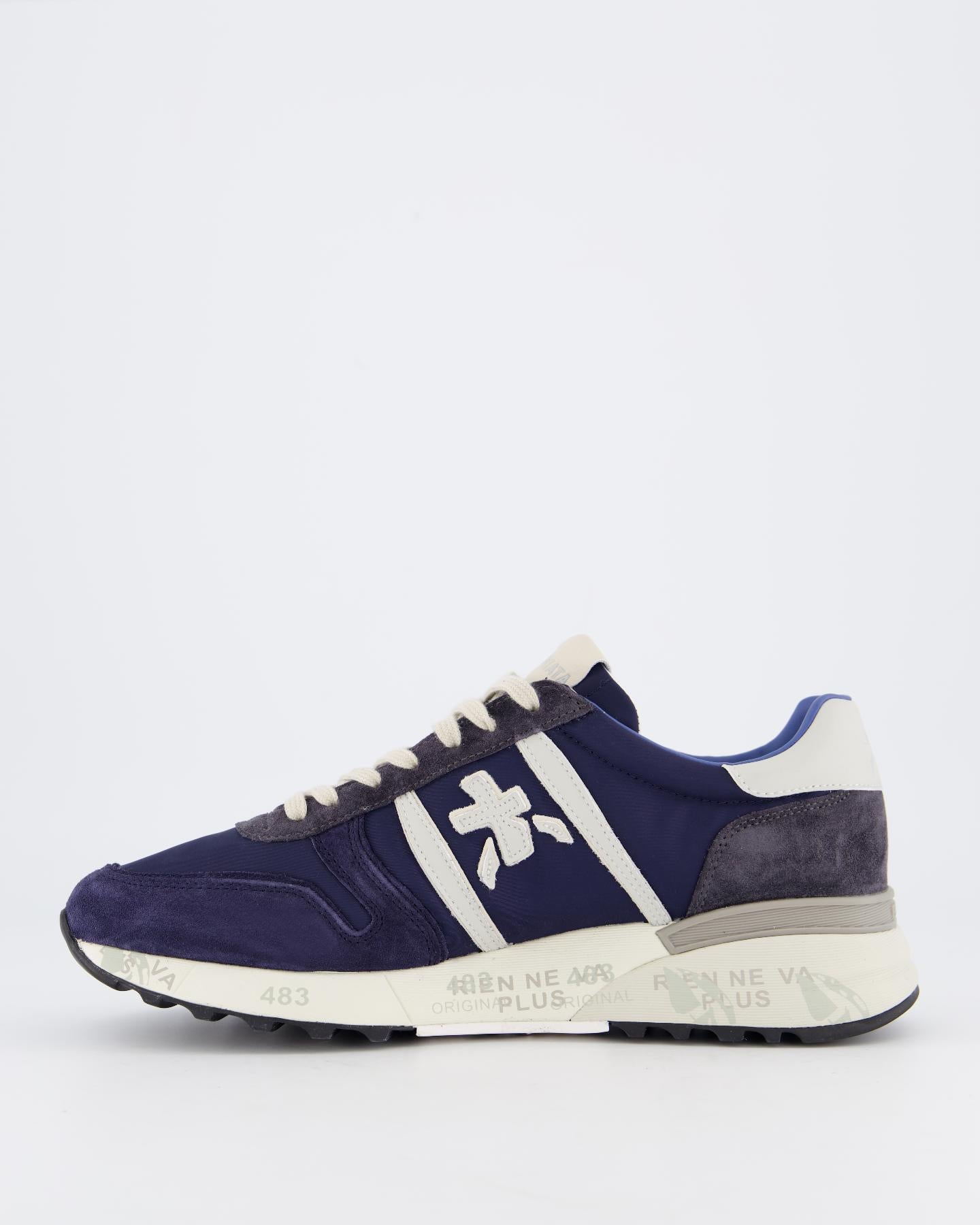 Heren Lander Sneaker Blauw