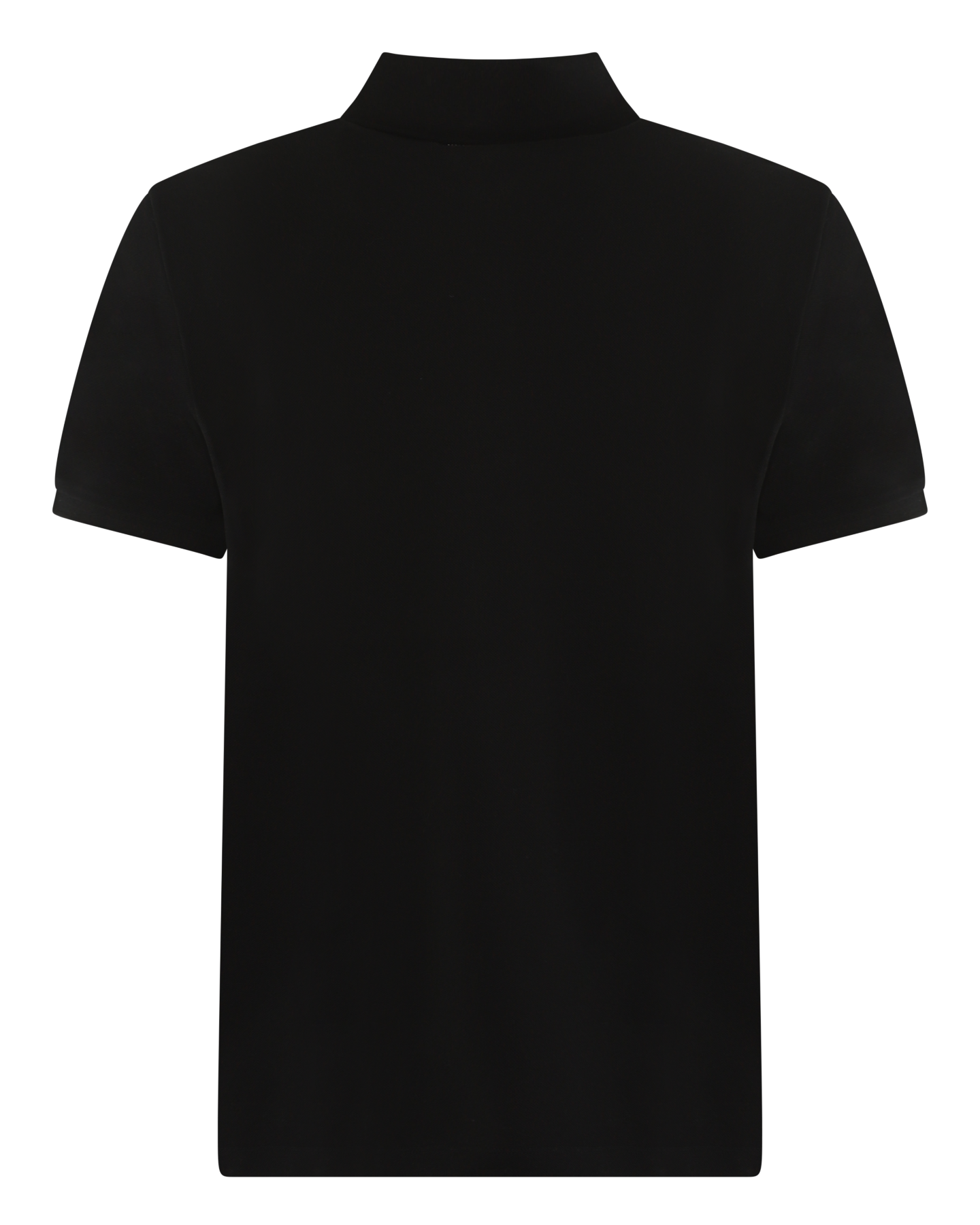 Heren Piquet Polo with Pocket Zwart
