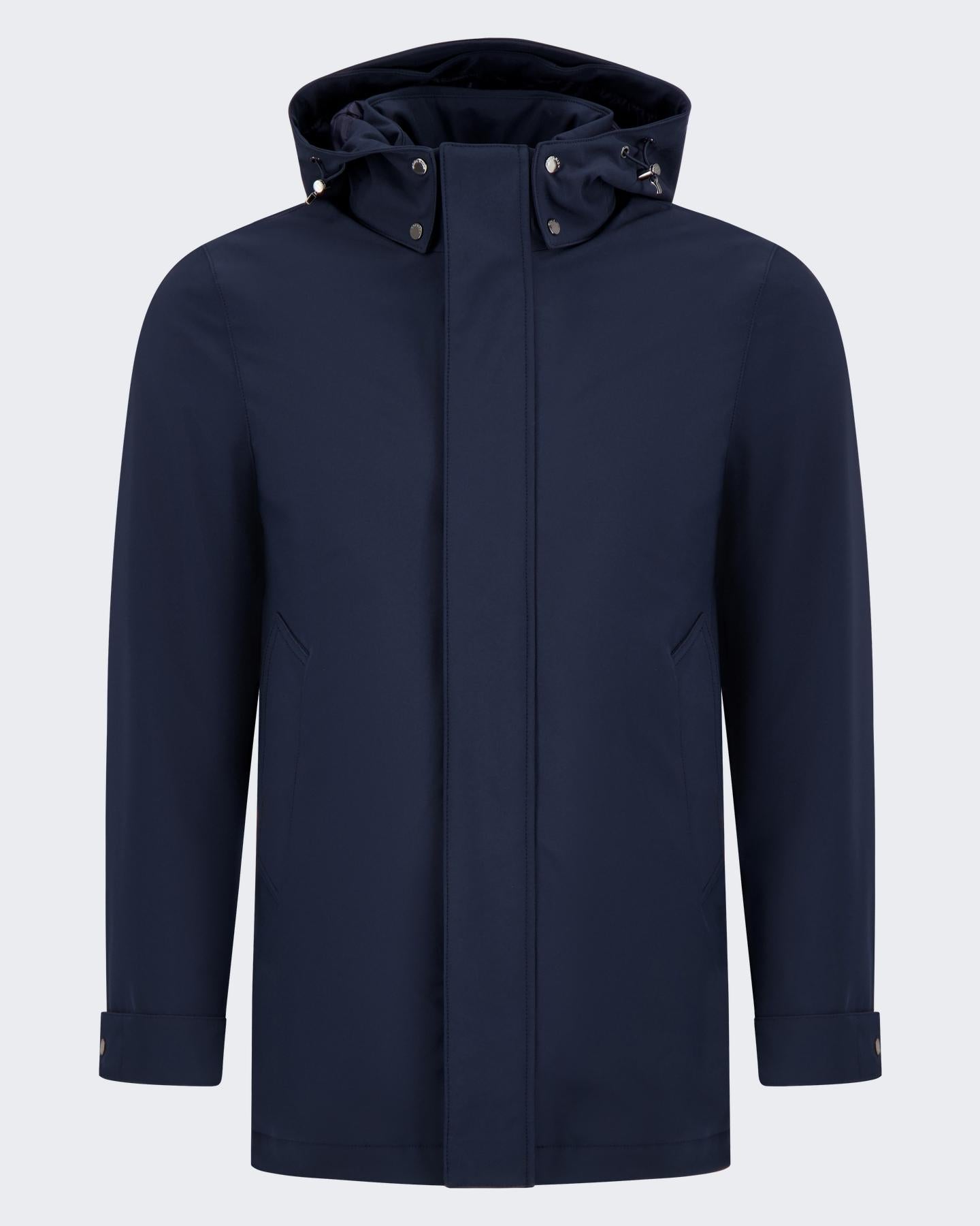 Heren Soft Shell Barrow Coat Blauw