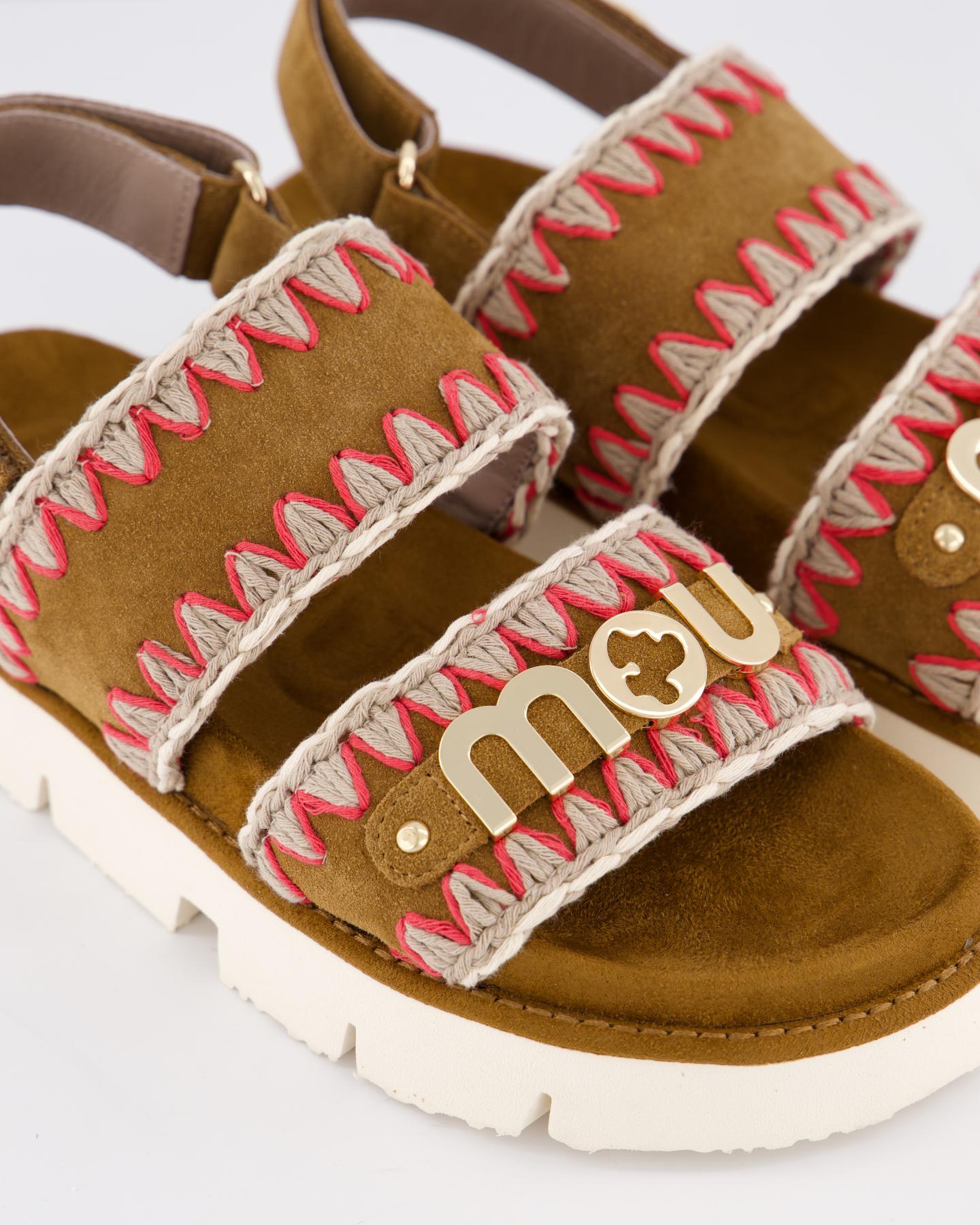 Dames Bio Sandal Overstitching