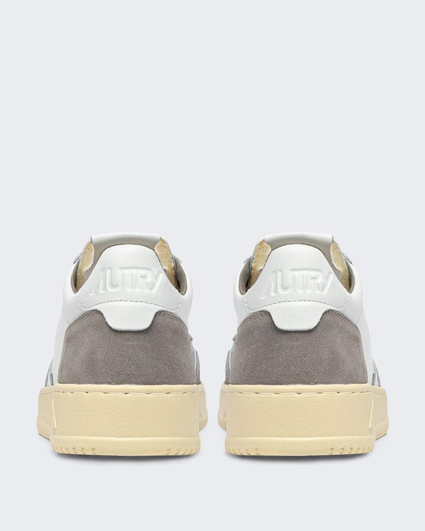 Autry Heren Medalist Low Sneaker Wit/Grijs