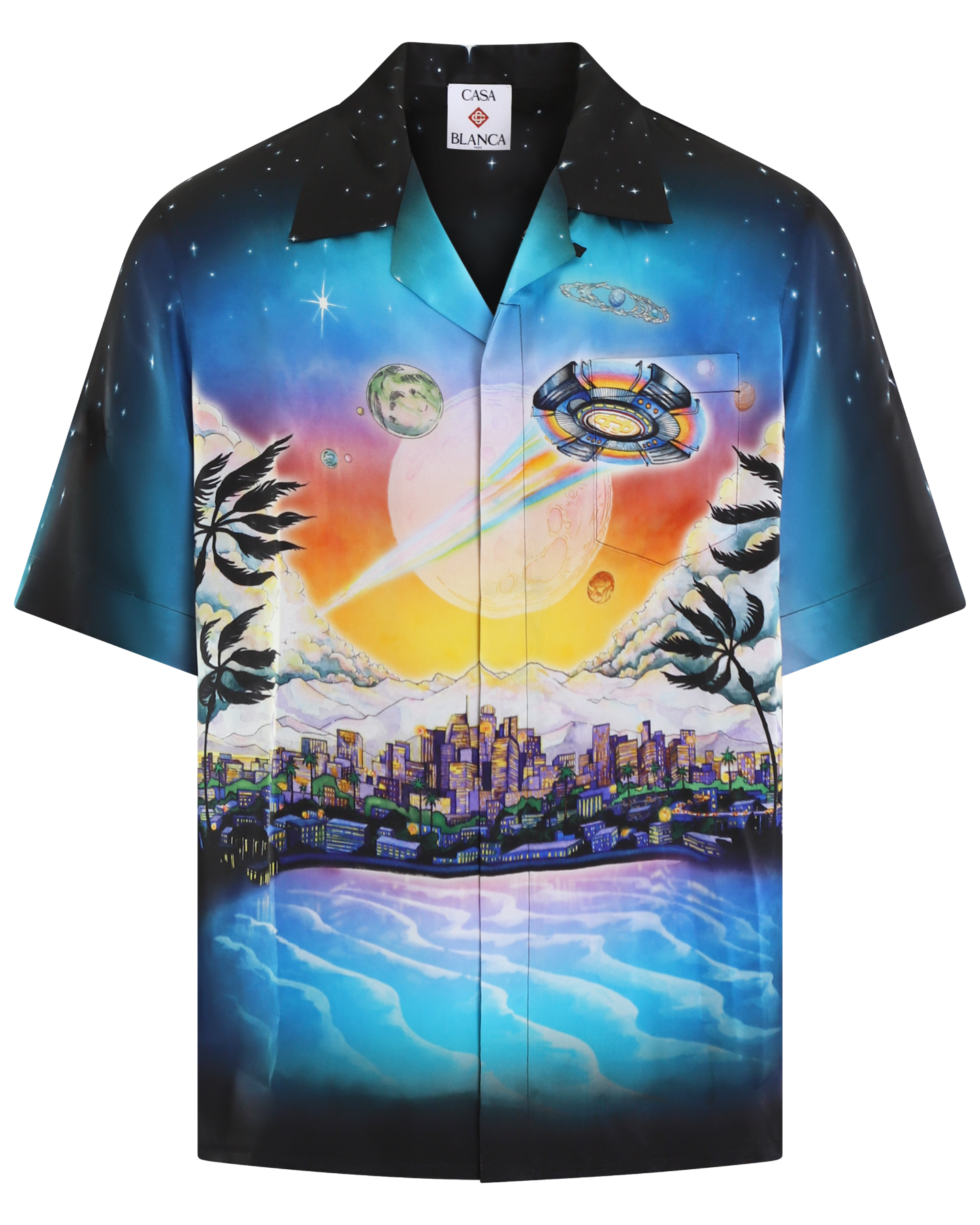 Heren La Prémonition Zijde Shirt