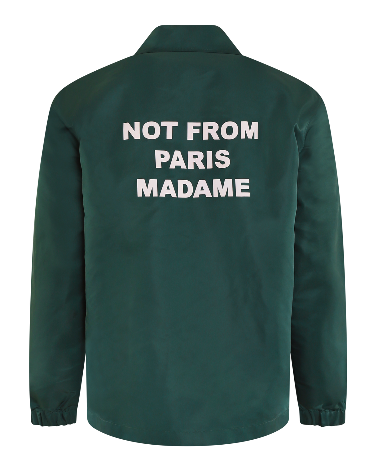 Heren Slogan Jacket Groen