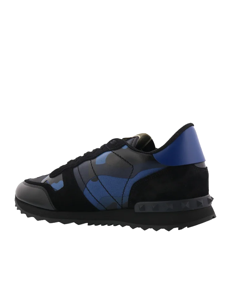Heren RockRunner Sneaker Blauw/Zwart