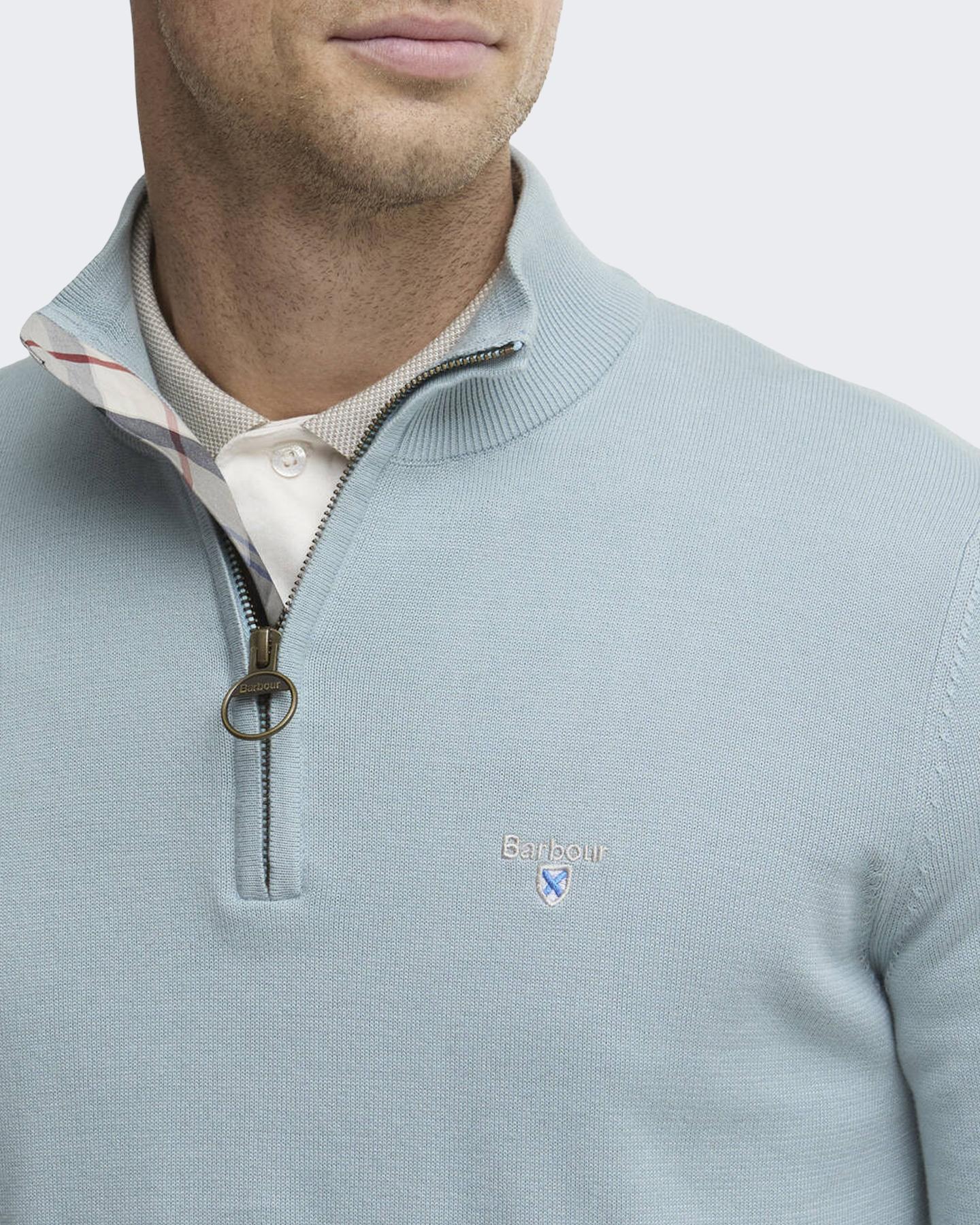 Heren Lingwood HalfZip Sweater Blauw