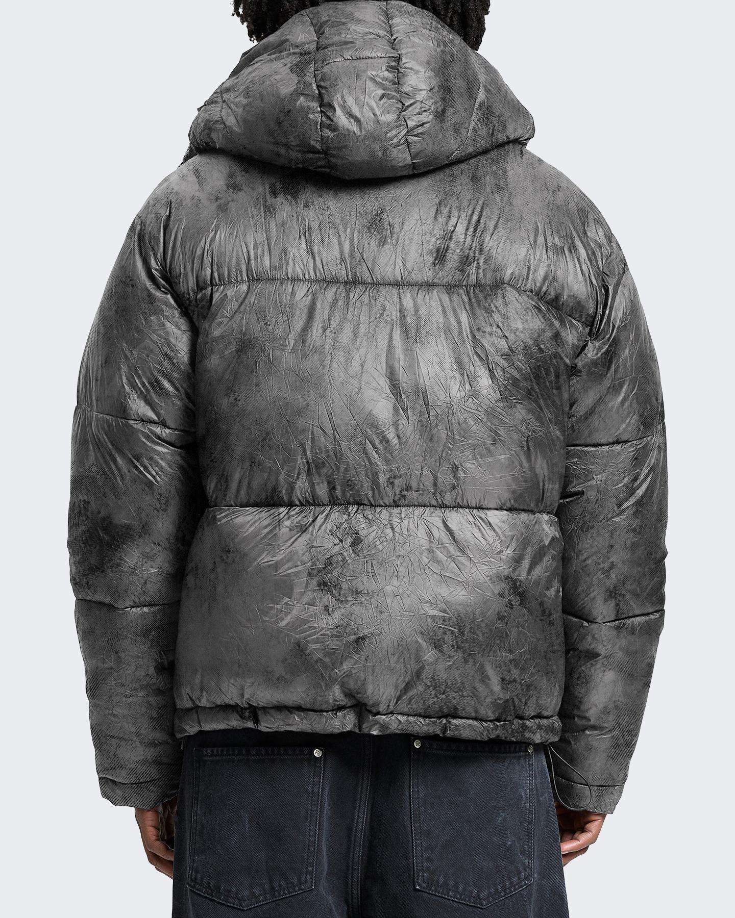 Heren Wrinkled Puffer Jacket