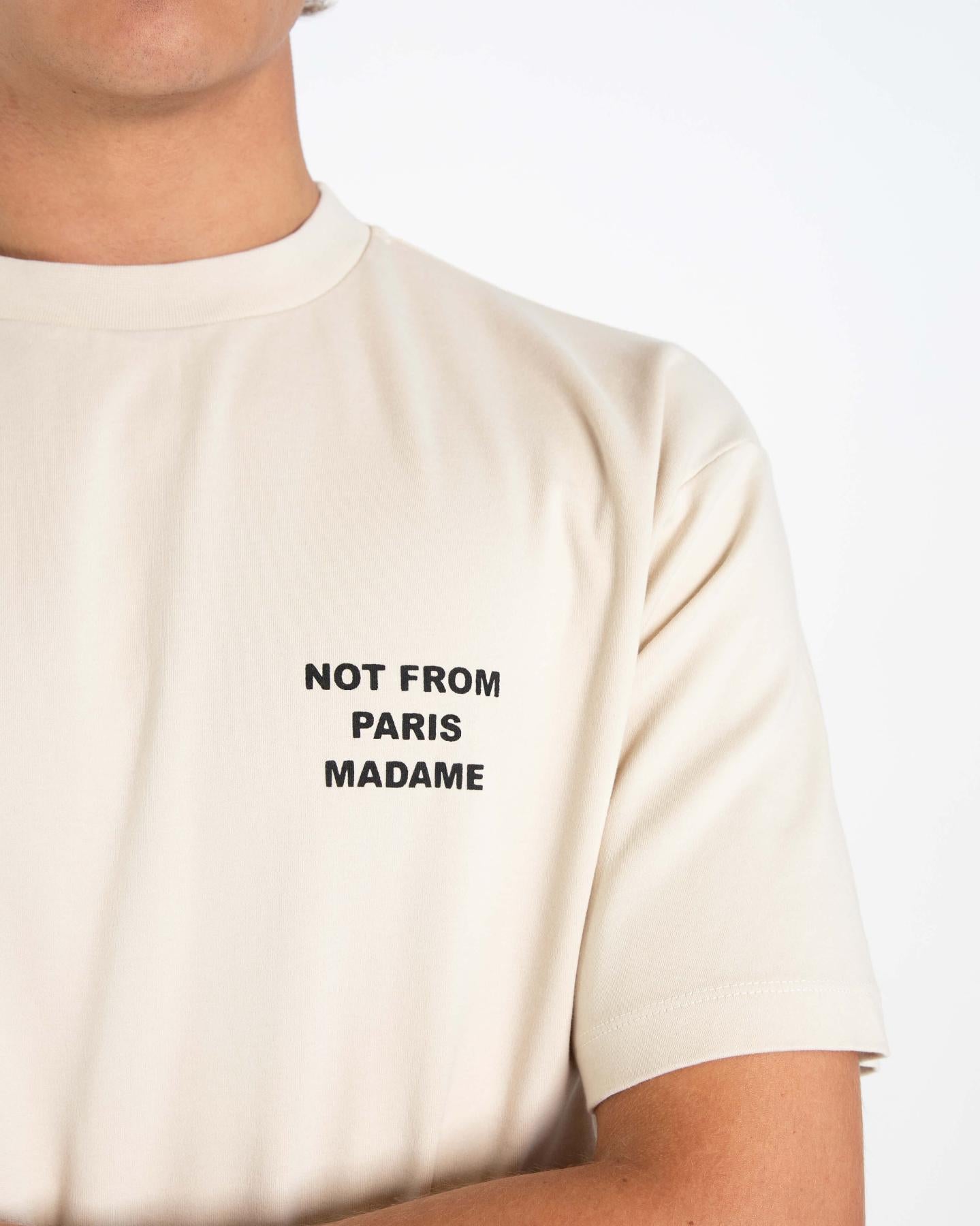 Heren Le Tshirt Slogan Wit