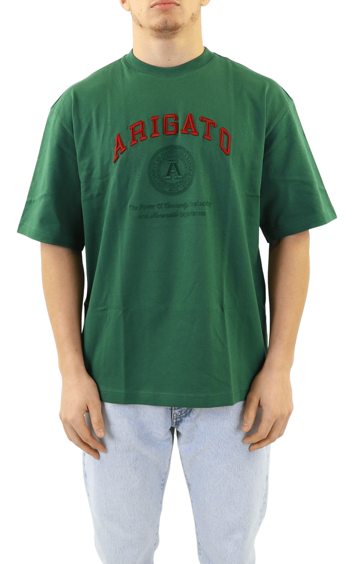 Heren University T-Shirt Groen