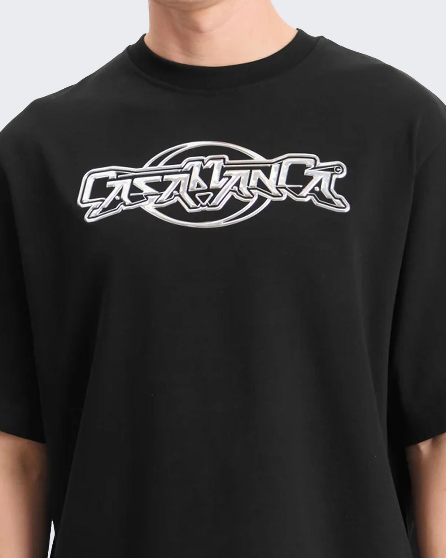 Heren Casa Chrome T-Shirt Zwart