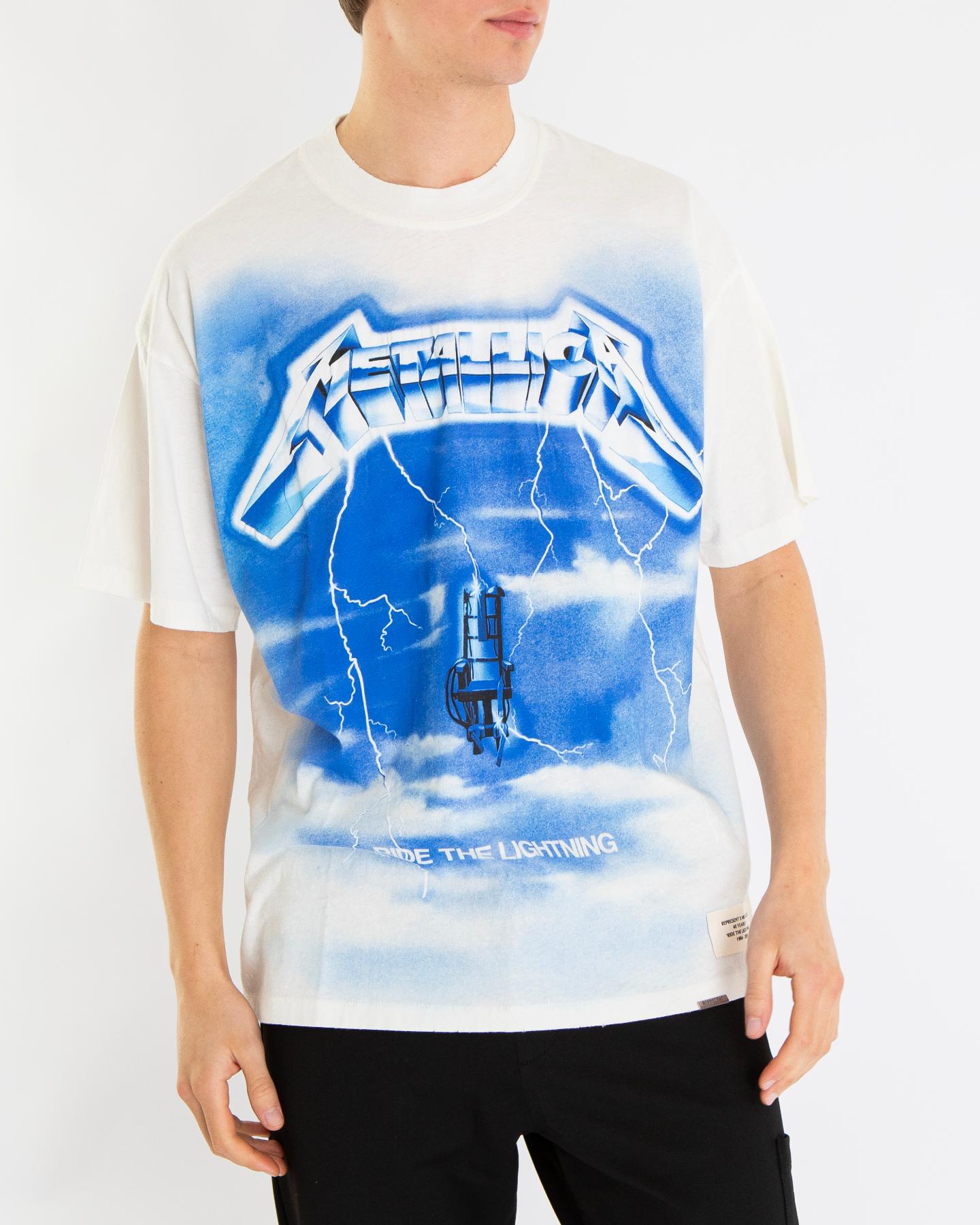 Heren Metallica Ride T-Shirt Wit