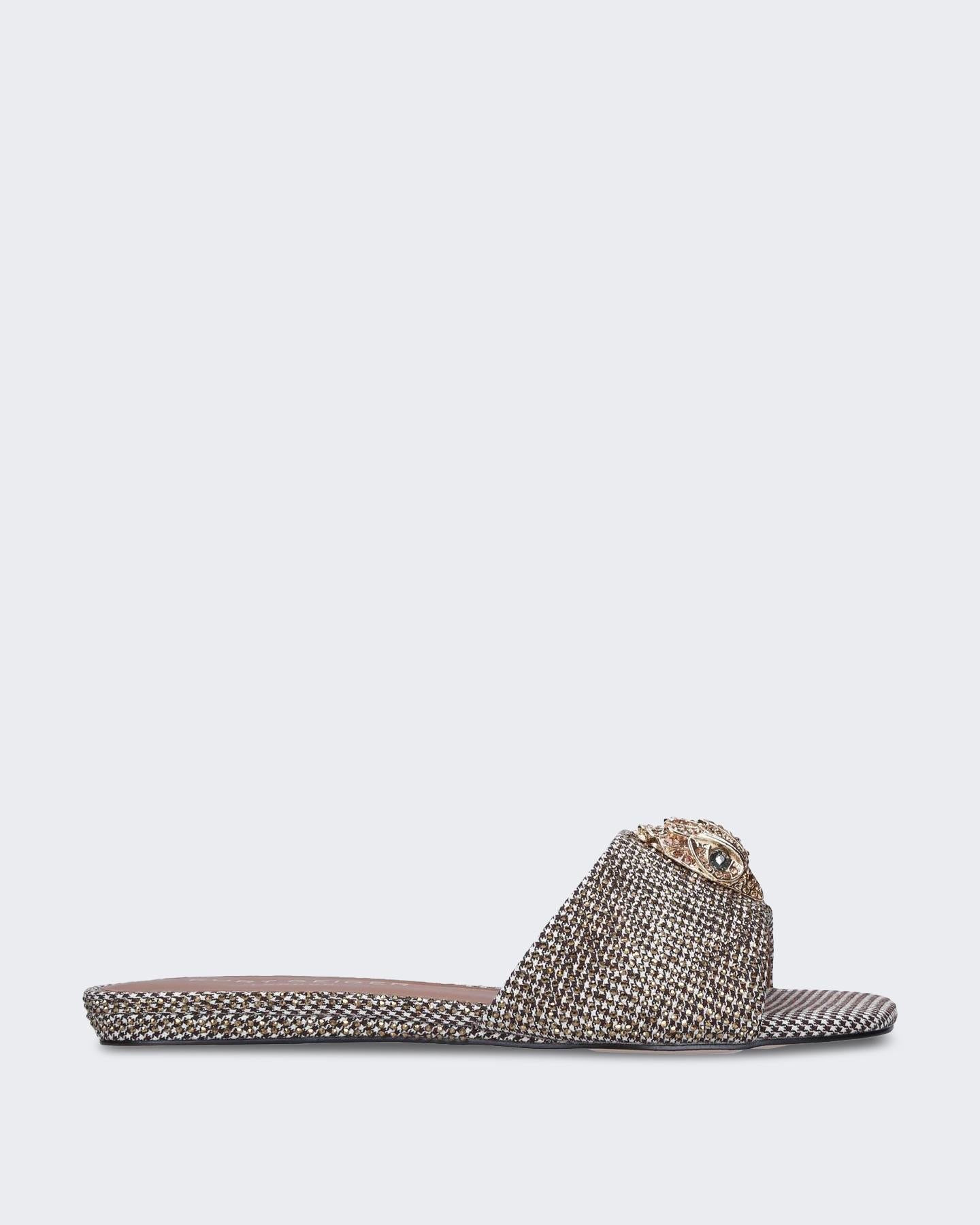 Kurt Geiger Dames 225 - Kensington Flat Sandal - Eleganza.nl