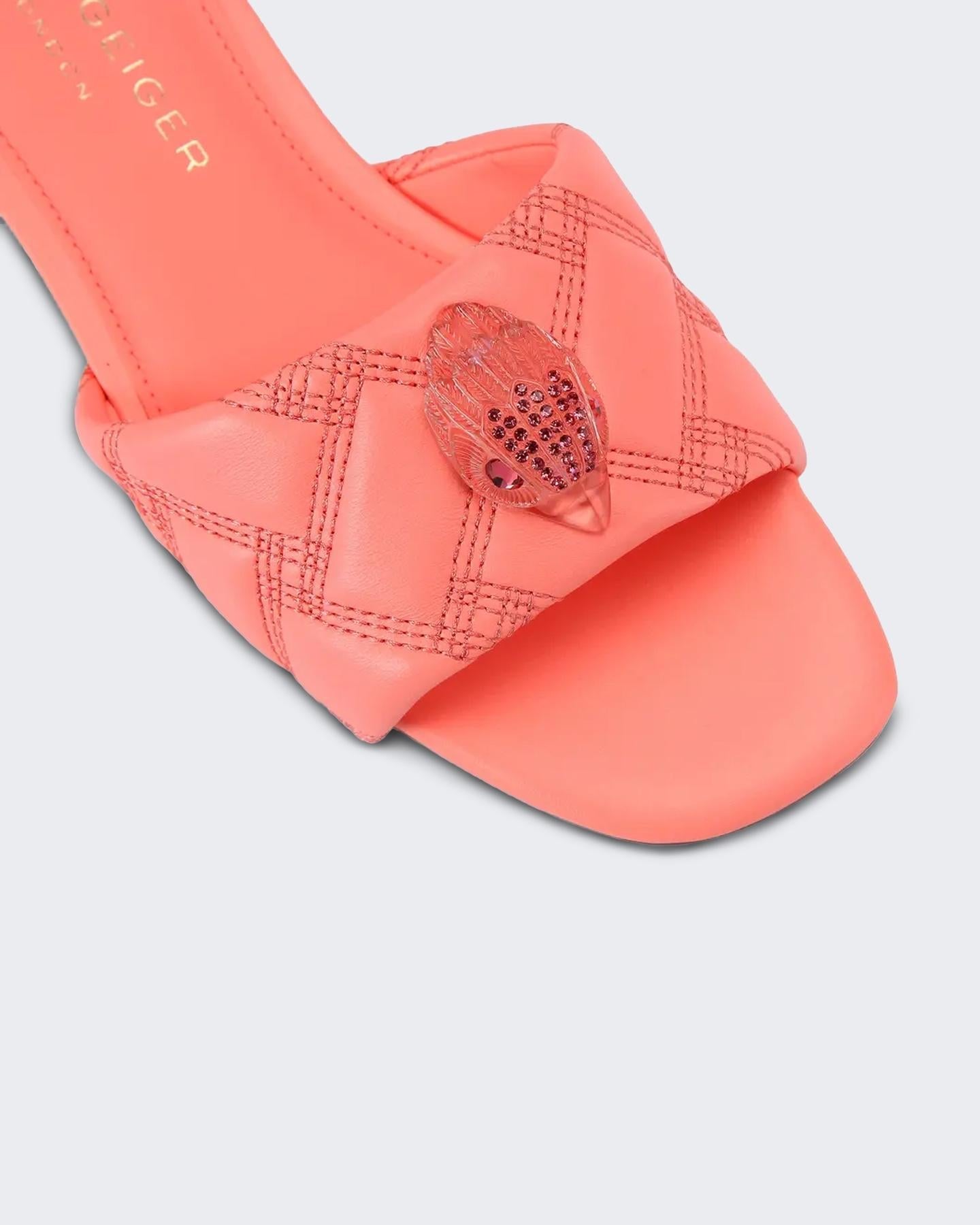 Kurt Geiger Dames Kensington Flat Sandal - Eleganza.nl