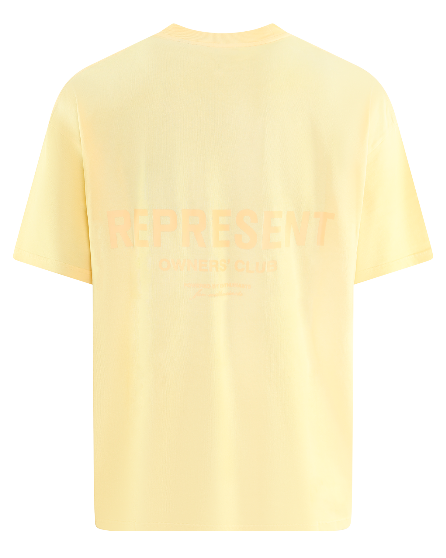 Heren Owners Club T-Shirt Geel