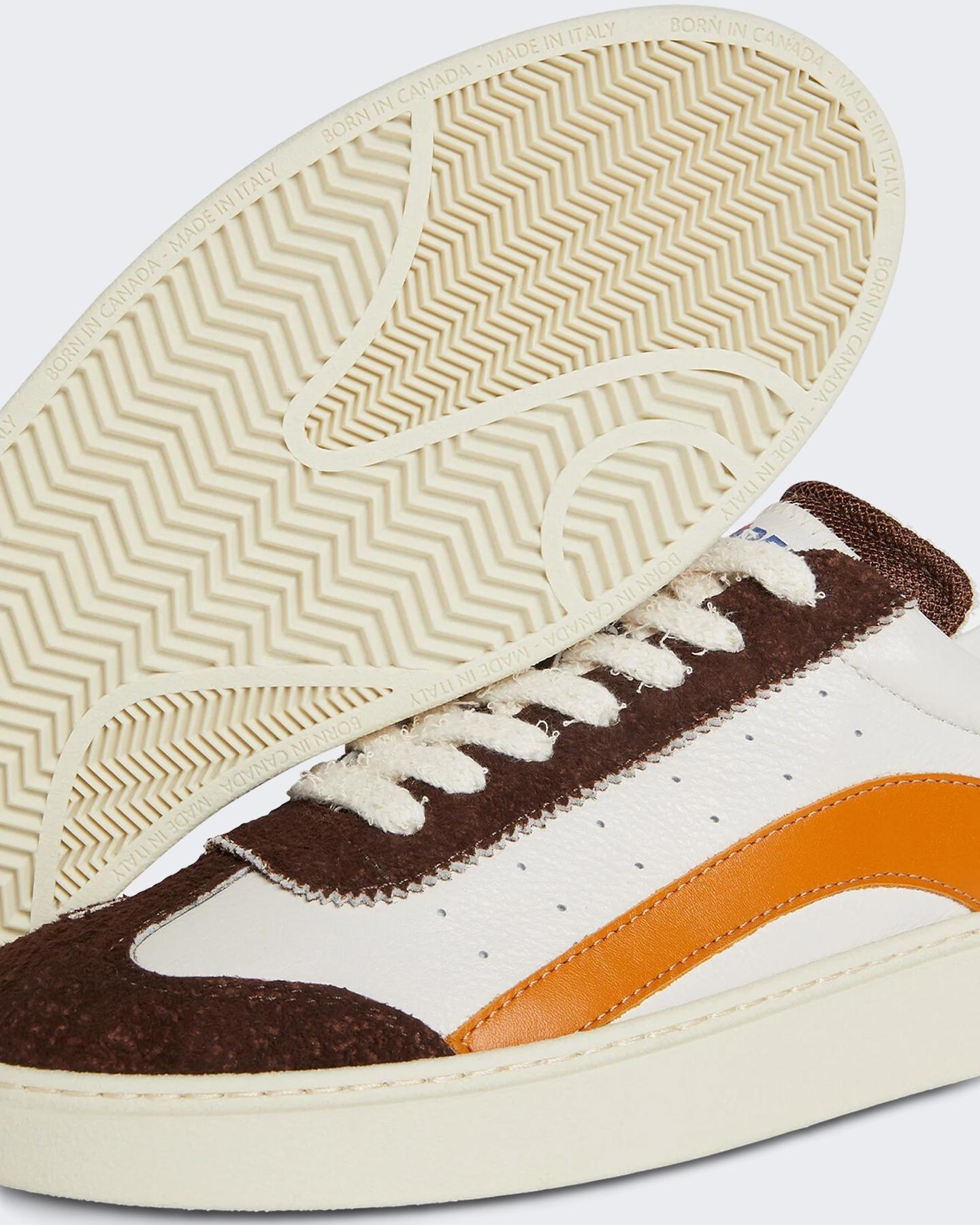 Dsquared2 Heren Rider Sneaker Bruin/Oranje
