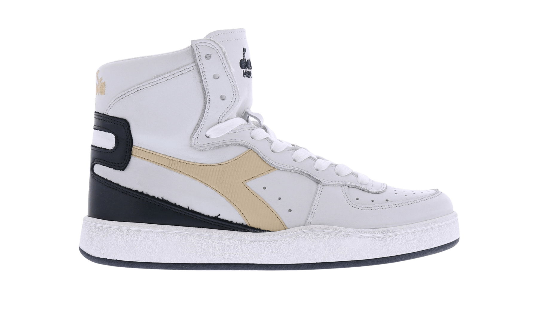 Heren Mi Basket Used Wit/Zwart