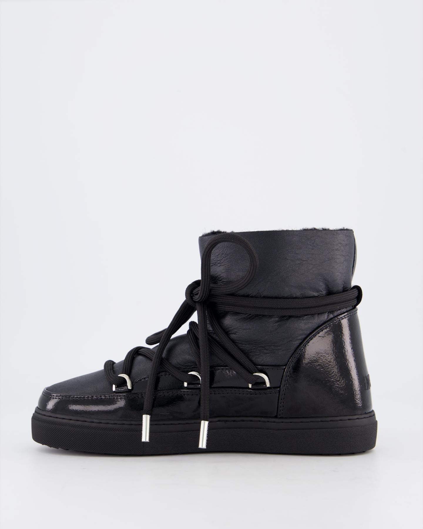 Dames Gloss Boot Zwart