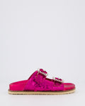 Gibaldi Damen Buckle Slipper Rosa