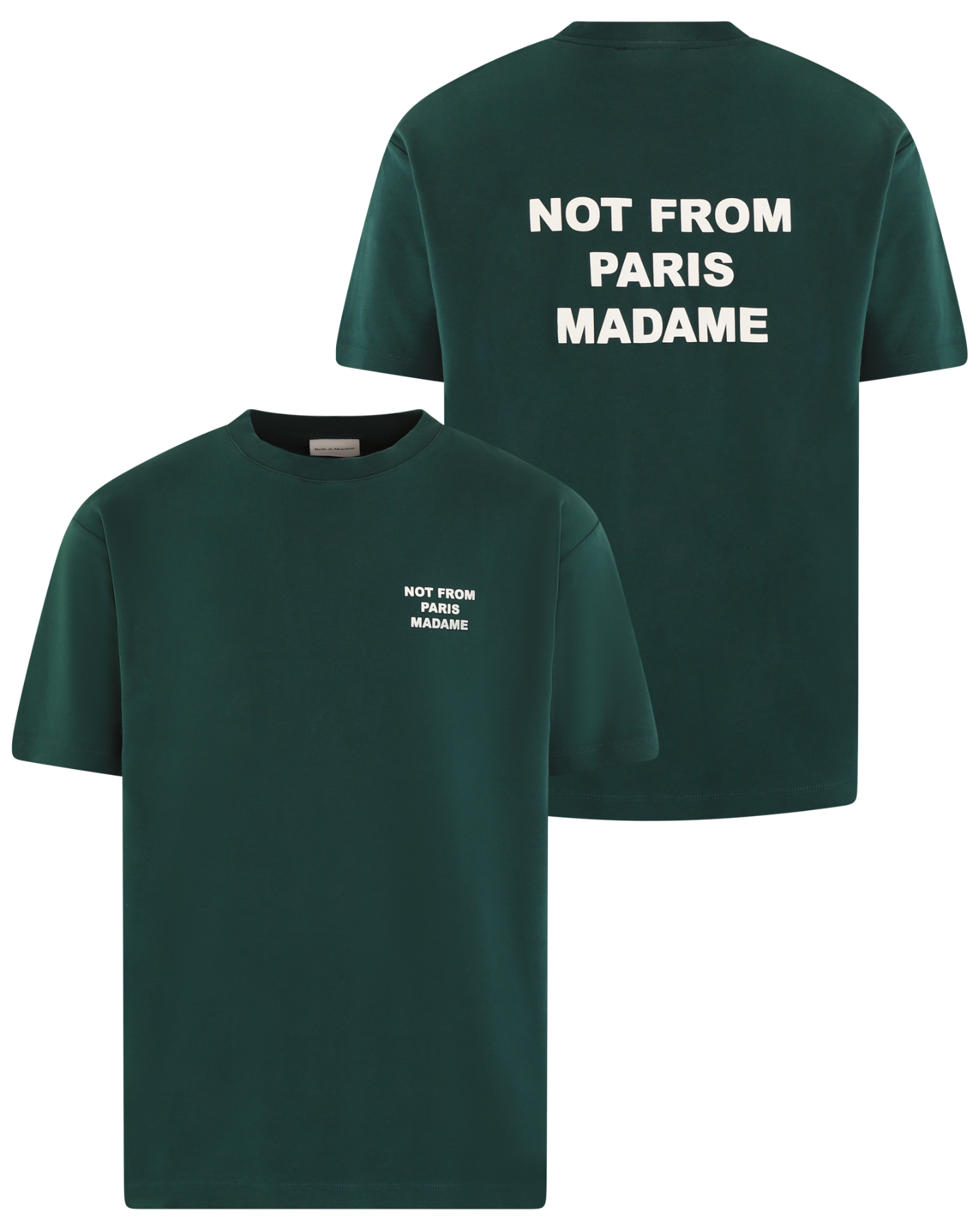 Heren Slogan T-Shirt Groen