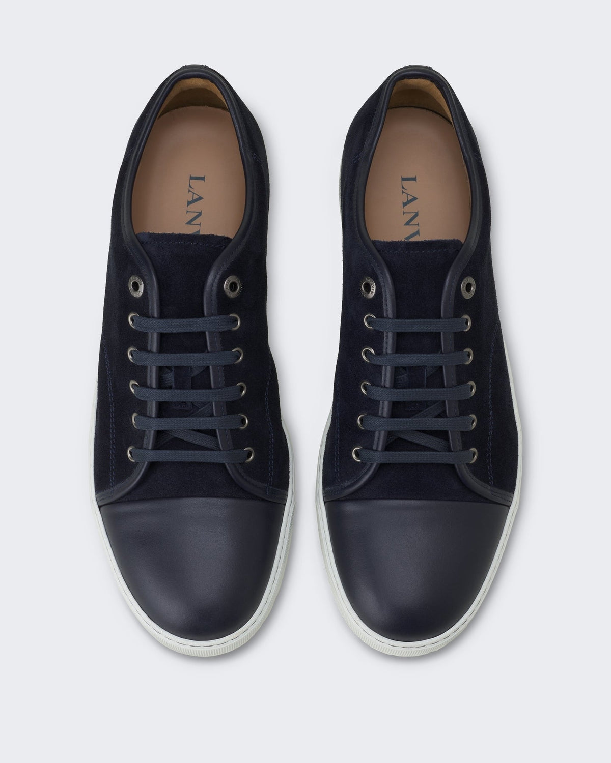 Lanvin Heren Dbb1 Sneakers Navy Blue - Eleganza.nl