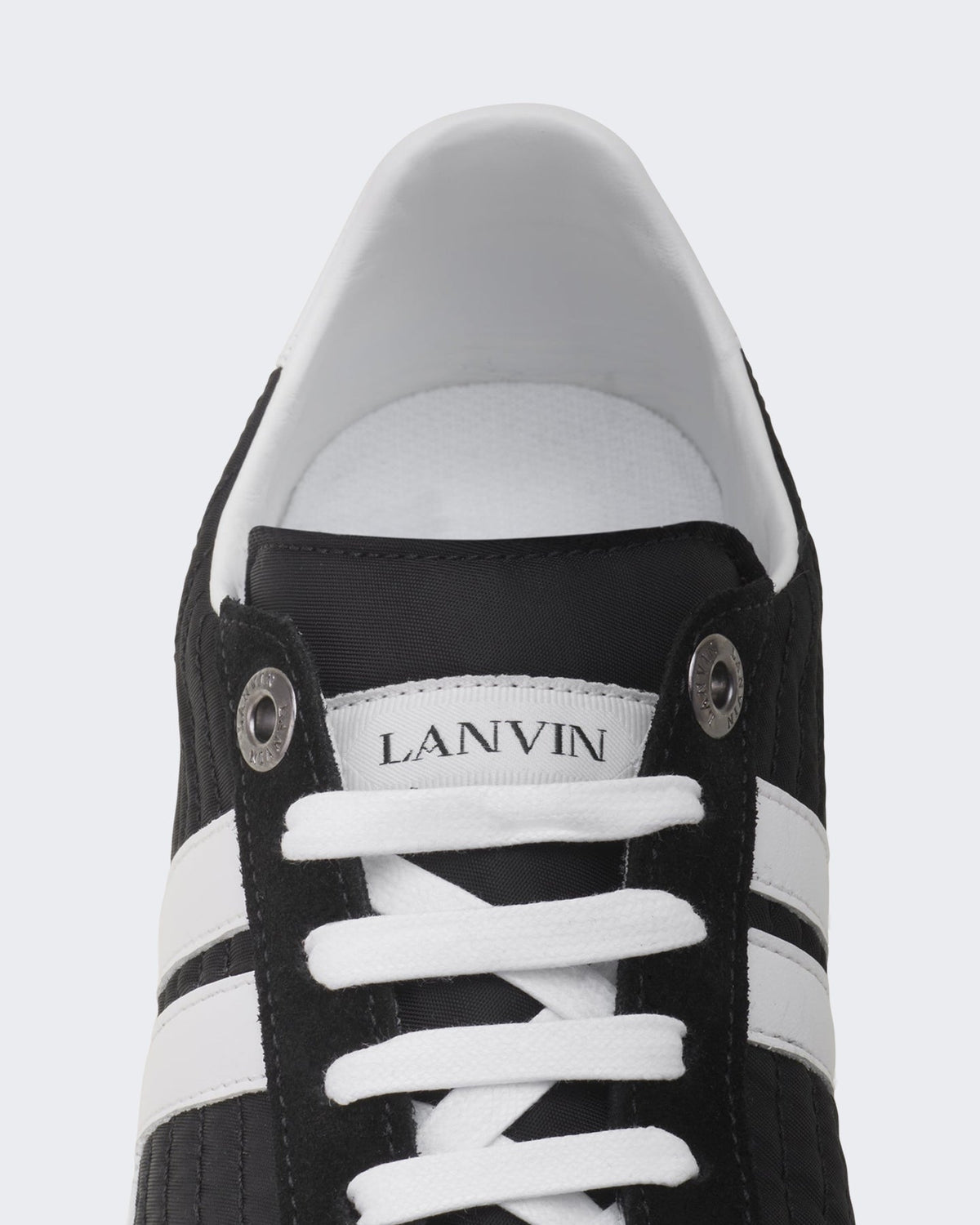 Lanvin Heren Glen Nylon Black/White - Eleganza.nl